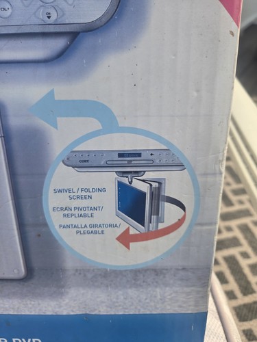 Coby 7” Under-cabinet Digital LCD TV with DVD/CD Player (KTF-DVD7093) *NEW * - Picture 5 of 5