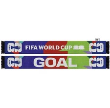 Official FIFA World Cup '26 GOAL Scarf Bufanda -Soccer Scarf - Multi-Color - NEW