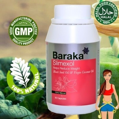 BARAKA Slimexol Natural Fatburner zum Abnehmen, schlank und gesund 90