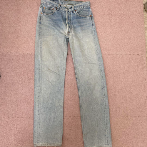 90s-00'S Levi's 40505-0218 Orange Tab Tapered Denim Pants, Made in USA, Men's W30 equivalent, Vintage cotton blue type Vintage Second Hand
