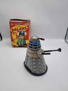 Vintage Dr Who The Mysterious Daleks Battery Operated Toy Boxed Not Working
