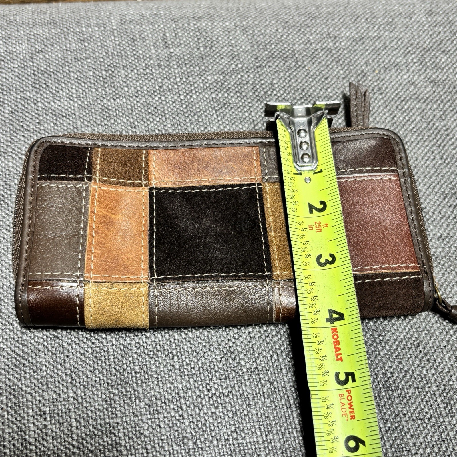 Wilsons Leather Patchwork Zip Around Wallet Organ… - image 13