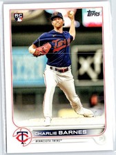 2022 Topps #641 Charlie Barnes RC