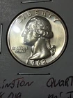1962 Washington Silver Quarter In Gem Proof Condition In My Opinion. #639