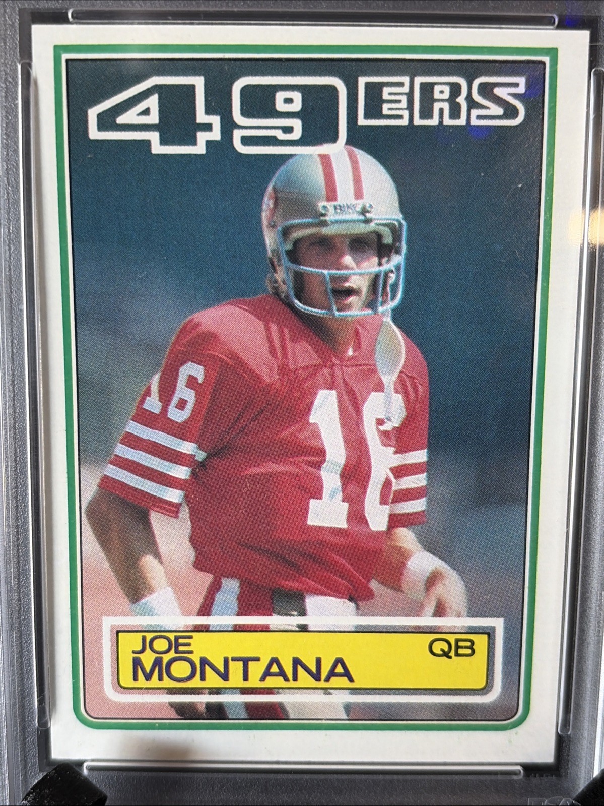1983 TOPPS #169 JOE MONTANA PSA 7 NM 49ERS HOF Nice Card. Free Shipping view 2