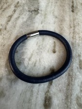 Brighton Woodstock Dark Navy Blue Bracelet Size ML 8.25In.