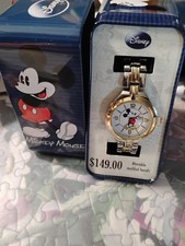VINTAGE Disney Mickey Mouse Women's Two-Tone Watch MCK167 BRAND NEW