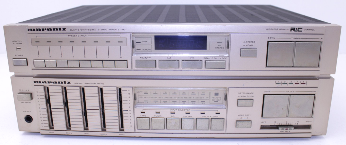 Vintage Marantz ST-100 Quartz Synthesized Stereo Tuner Tested | eBay