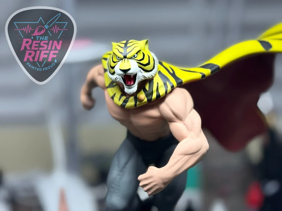 UOMO TIGRE STATUA 1/10 -  UNPAINTED RESIN KIT - NUOVO - DA DIPINGERE - Immagine 2 di 4