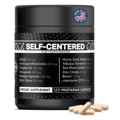 12-in-1 Testosterone Booster | Male Enhancement Pills | Energy & Libido 120ct