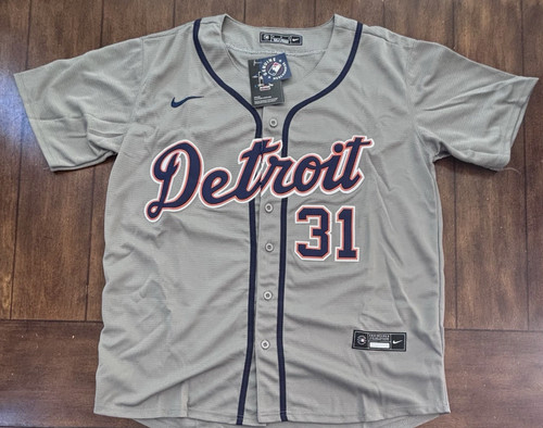 Riley Greene #31 Detroit Tigers Road Gray Sewn Stitched Jersey Mens S-3XL NWT