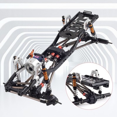 2Speed Transmission 313mm Wheelbase Chassis Frame For Axial SCX10 II 1/10 RC ClY