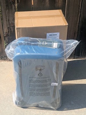 Osprey Transporter Hardside BLUE Carry On Luggage, 4 Spinner Wheels, 22''/40L NEW