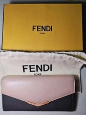 Fendi 2jour Envelope Continental Wallet Runway Collection 2015
