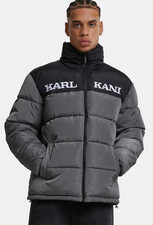 Karl Kani Steppjacke Gr. L Neu mit Etikett – Grau Schwarz Pufferjacke Winter