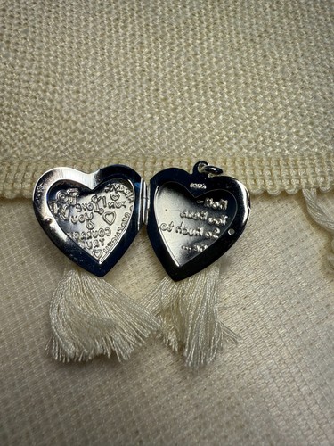 Colgante medallón corazón plata de ley 925 “Mamá quieres decir tanto” recuerdo amoroso - Imagen 4 de 6