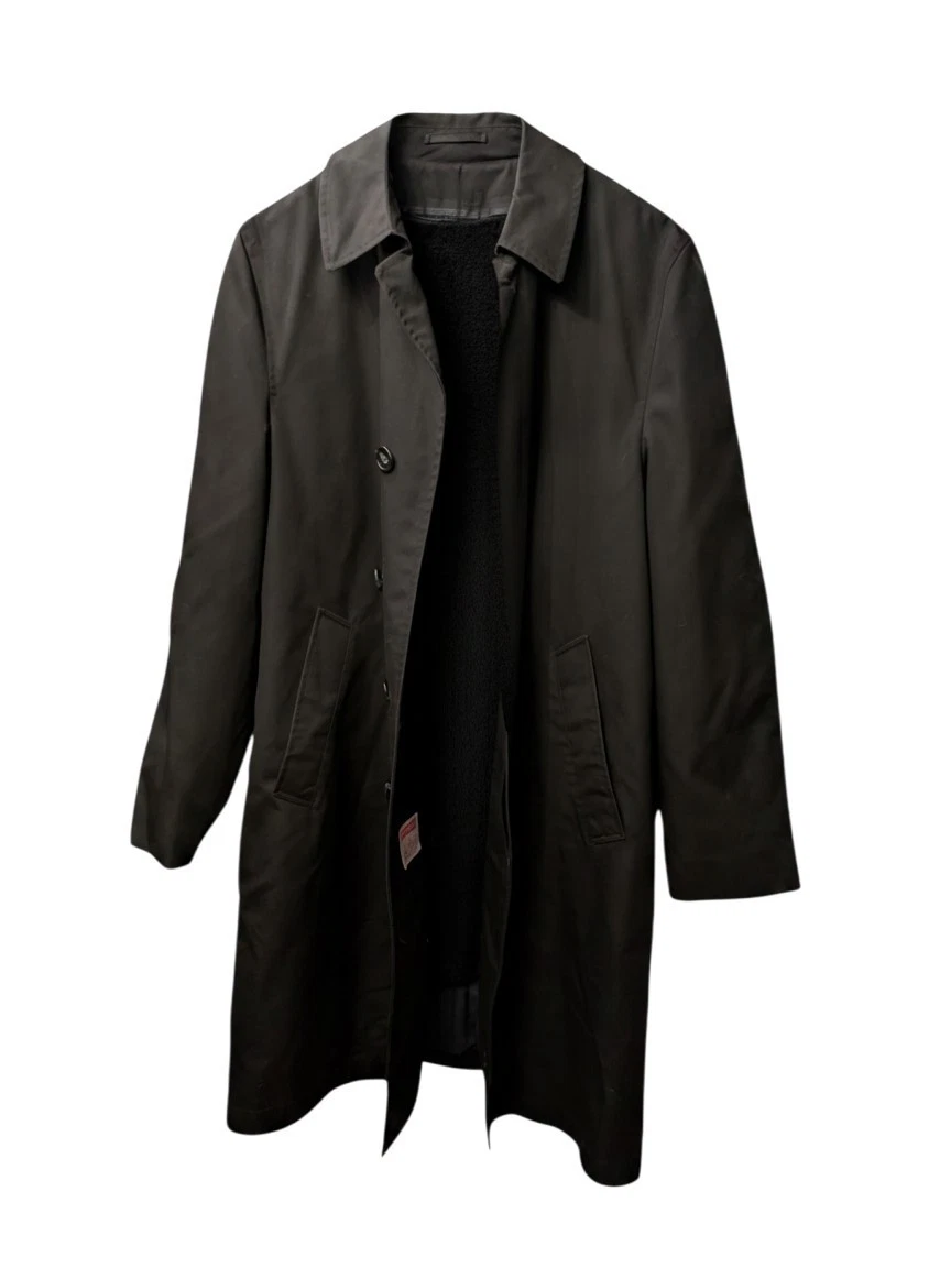 Cotton Blend Black Original Vintage Outerwear Coats & Jackets for