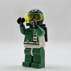 Lego Space Police II Minifigure (#sp037) DAMAGED 6897 6957 6984 6852 Vintage
