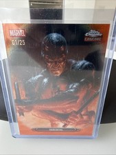 Marvel Topps Chrome 2026 Daredevil Fanfare Orange Wave Refractor #FF-11 01/25