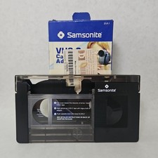 Samsonite VHS-C Cassette Adapter. Automatic Self-Loading. BRAND NEW