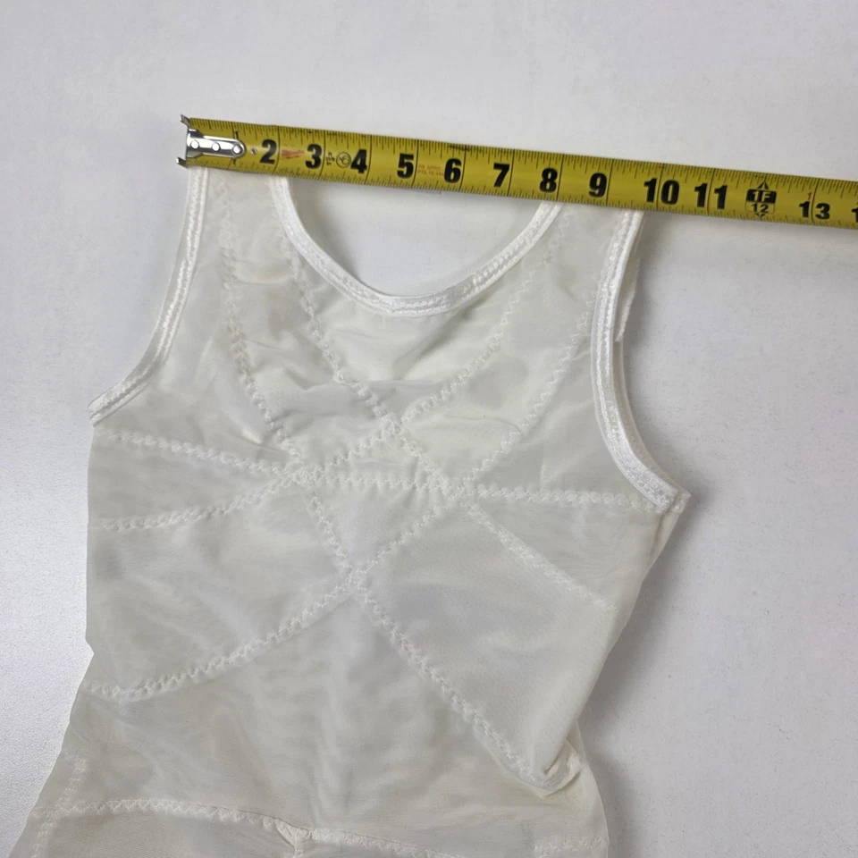 Modelador de cuerpo Ardyss Internacional vintage para mujer pequeño encaje blanco años 00 Foto 4 de 4