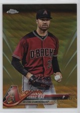 2018 Topps Chrome Gold Wave Refractor 17/50 Robbie Ray #129 ms9