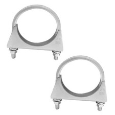 YoRise 2.75 Inch U-Bolt Exhaust Clamp, Heavy Duty Galvanized Iron 70mm/2.75inch