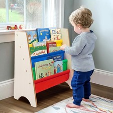 Bookshelf Bookcase Children Kids Storage Book Shelf Children Rack Toddler Toy