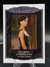 2024 Upper Deck James Bond 007 Eva Green Vesper Lynd Exquisite Purple /75 Card