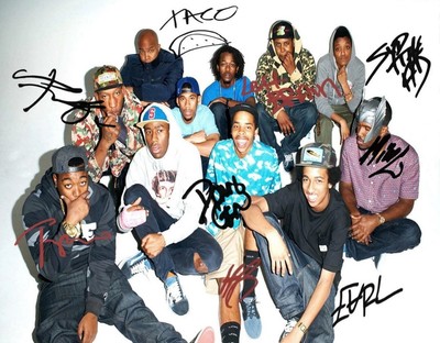 Odd Future X9 SIGNED AUTOGRAPHED 10'' X 8'' REPRODUCTION PHOTO PRINT Tyler