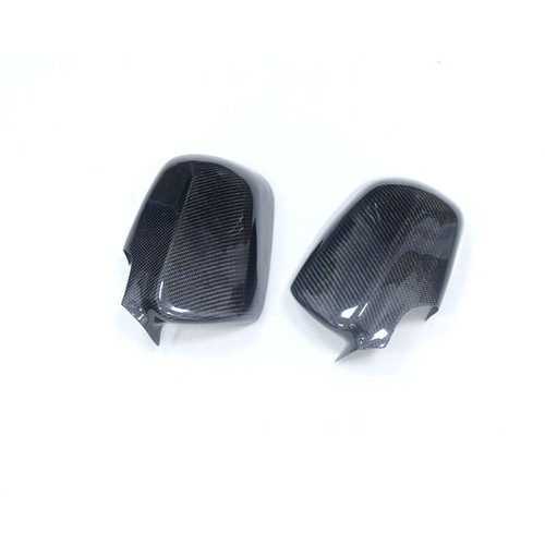 Carbon Fiber Add-on Wing Mirror Cover Caps for Porsche Cayenne 957 2008-2010 - Picture 3 of 4