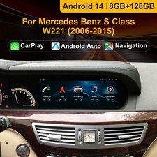 Für Mercedes-Benz S-Klasse W221 NTG3.0 10.25" Android 14 Autoradio CarPlay 128GB Für Mercedes-Benz S-Klasse W221 NTG3.0 10.25" Android 14 Autoradio CarPlay 128GB