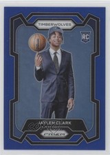 2023-24 Panini Prizm Blue Prizm 10/199 Jaylen Clark #166 18q6