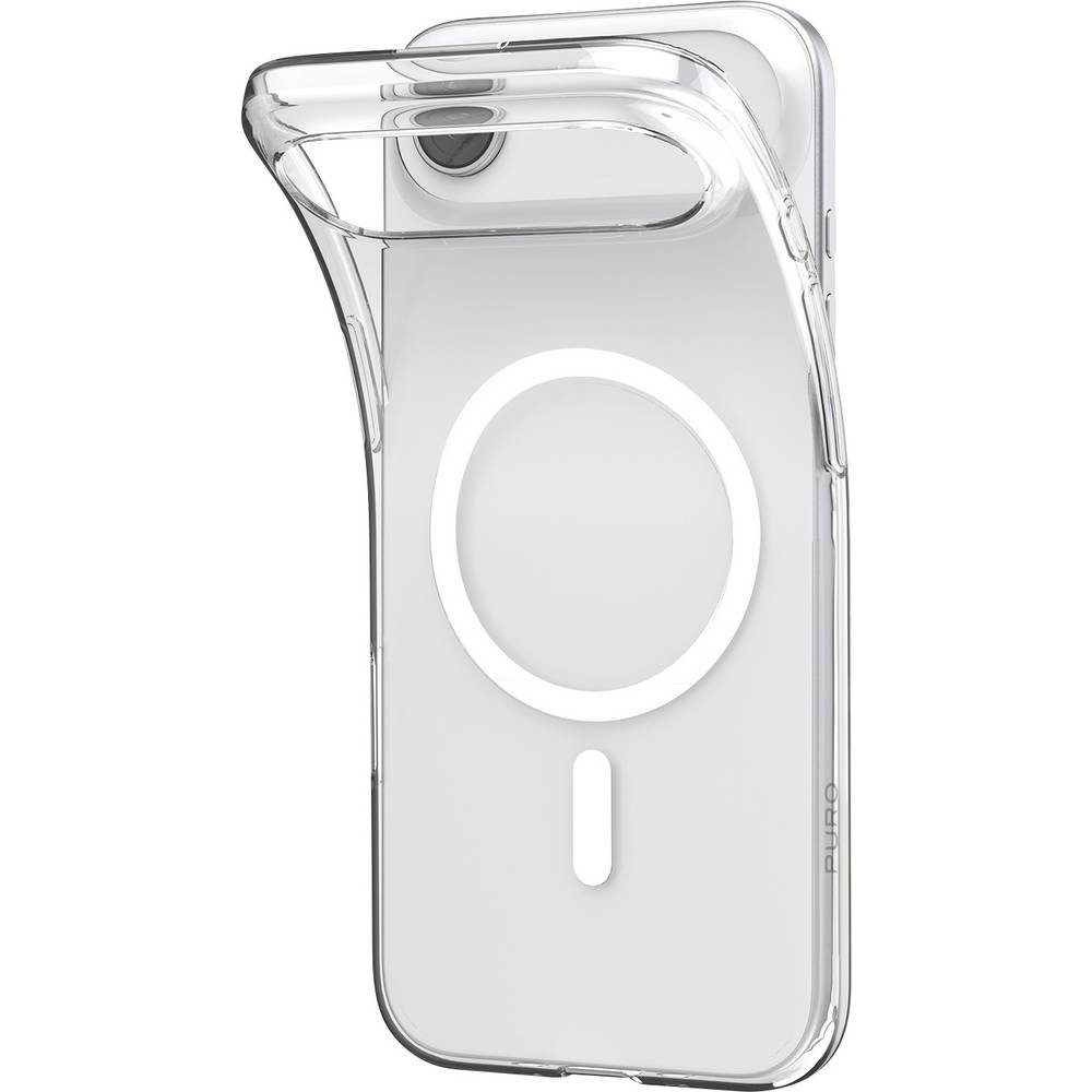 Coque transparente Puro iPhone Air PUIPC176603MAGTRGRS anti-jaunissement avec aimant intégré