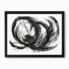 Image of Abstract Painting 605 Art Print Framed Wall Art Poster Canvas Print Picture