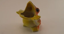 Vintage FROG ASHTRAY Figural Open Mouth Ceramic JAPAN