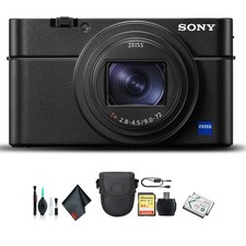 Sony Cyber-Shot DSC-RX100 VI Camera DSCRX100M6/B +Soft Bag, Additional Battery,