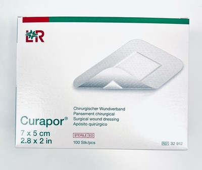 Curapor Wundverband steril 7 x 5 cm (100 Stück) - Lohmann & Rauscher REF 32912