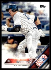 Alex Rodriguez 2016 Topps Chrome #146 Yankees MLB READ FREE SHIP AutographDen