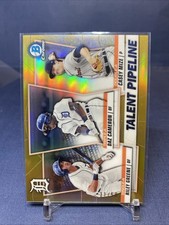 2020 Bowman- Detroit Tigers -Gold Refractor /50 💎 Riley Greene, Casey Mize 🔥