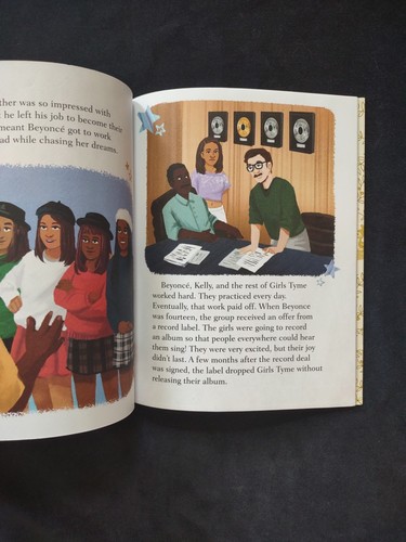 BEYONCE A Little Golden Book Biography Cute Kids Book Ebony Jr. Destiny's Child - Picture 5 of 6
