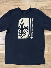 Nike Herren NFL New Orleans Saints T-Shirt Gr. M schwarz