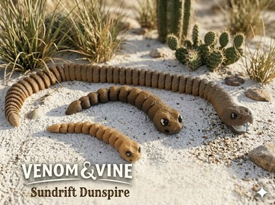 3d printed Western Hognose Snake | Venom & Vine Exotics