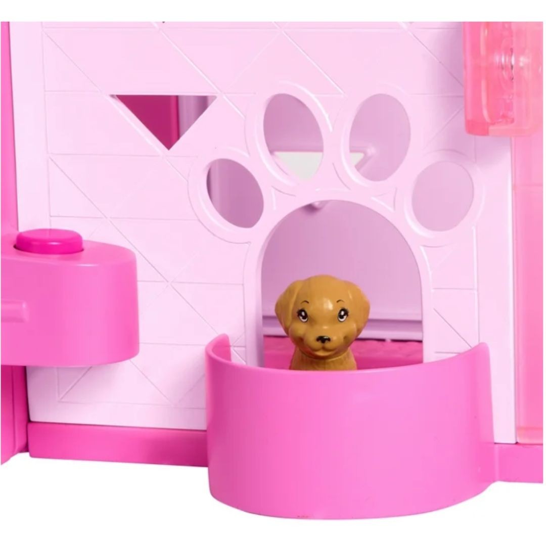 Barbie Dreamhouse, 75+ Pieces, Pool Party Doll House with 3 Story Slide