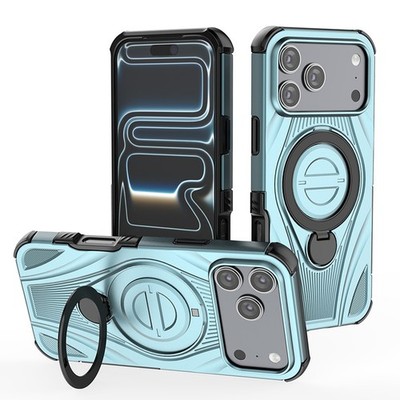 Magnetic Ring Stand Rugged Hard Shockproof Case For iPhone 17Pro Max 16 15 14 13
