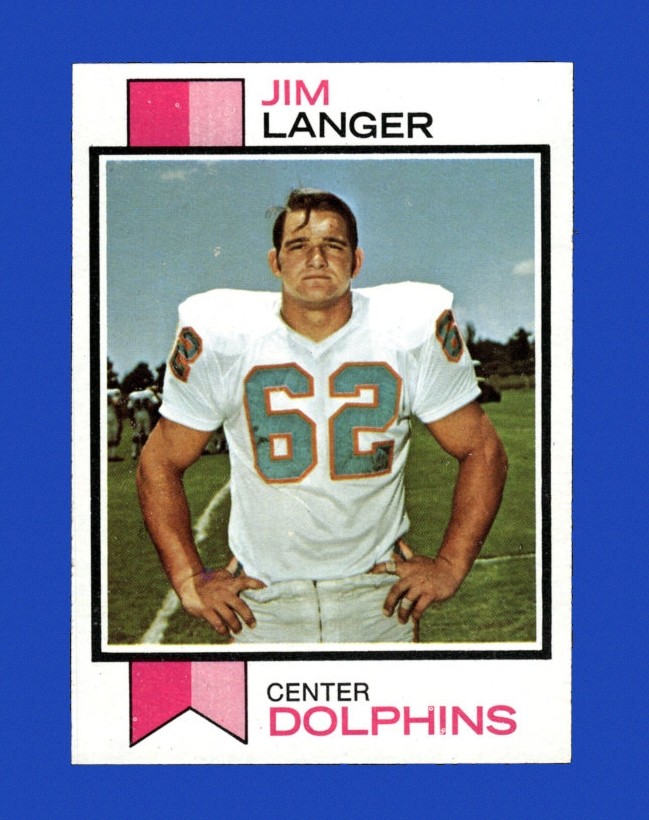 1973 Topps Set-Break #341 Jim Langer RC NR-MINT *GMCARDS*