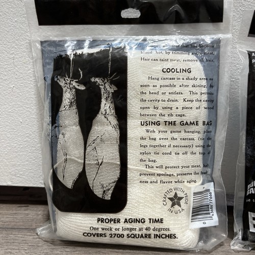 3 Big Game Bag Deer Bag Buck Bagger DH-501 Cubiertas 2700 Pulgadas Cuadradas Hecho en EE. UU. - Imagen 6 de 8