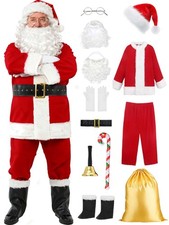 Santa Suit Adults Men Christmas Santa Claus Costume For Men