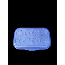 Sterilite Blue Plastic Pencil Box Pen Case School Supply Storage Organizer Snap