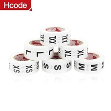 1 Inch White Round Retail Clothing Size Label Adhesive Apparel Size Stickers ...